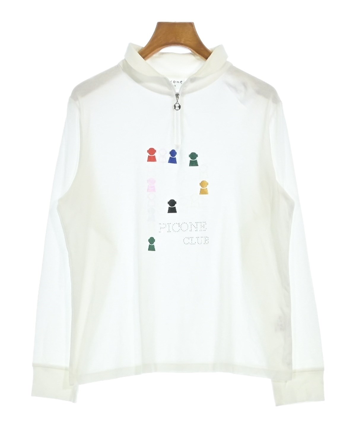 Picone ポロシャツ 白 PICONE CLUB（ピッコーネクラブ）ポロシャツ 白 サイズ:3(L位
