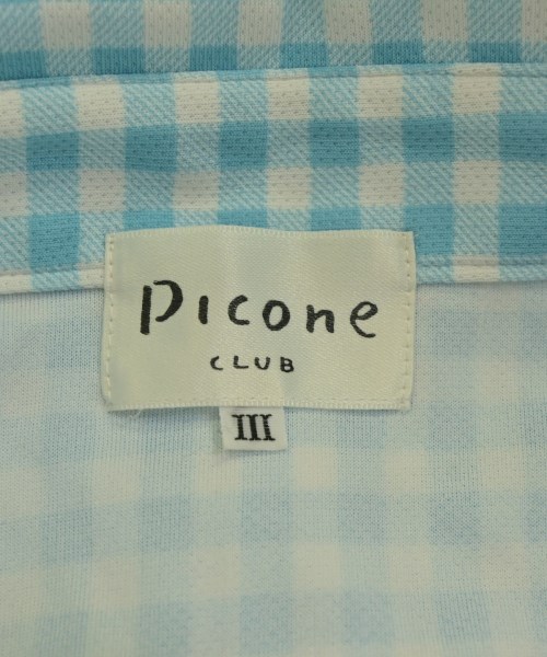 PICONE CLUB（ピッコーネクラブ）ポロシャツ 青 サイズ:3(L位) レディース/2200718645090
