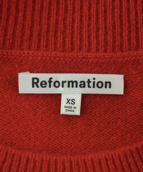 REFORMATION（リフォーメーション）ニット・セーター 赤 サイズ:XS レディース/2200672056413