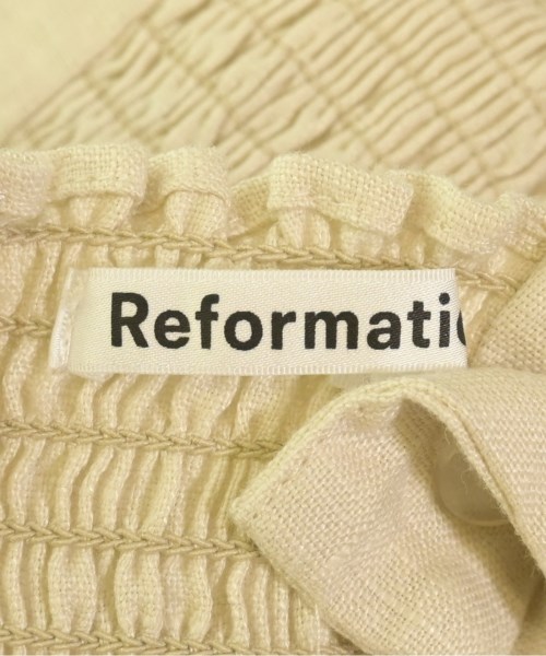 REFORMATION（リフォーメーション）ブラウス ベージュ サイズ:-(XS位) レディース/2200698544826