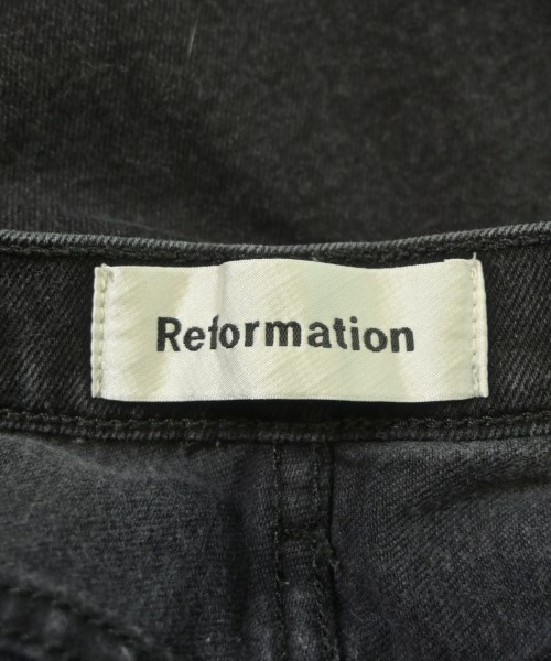 REFORMATION（リフォーメーション）デニムパンツ 黒 サイズ:28(L位) レディース/2200649530052