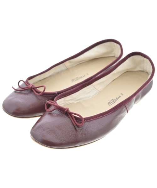 E.PORSELLI(ポルセリ)バレエシューズ/オペラシューズ 赤 サイズ:EU38(24.5cm位)/2200667901216
