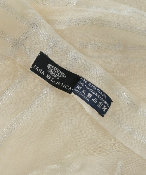 TARA BLANCA（ターラブランカ）ストール 白 サイズ:- レディース/2200656818112