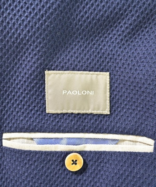 PAOLONI（パオローニ）ジャケット 紺 サイズ:50(XL位) メンズ/2200699474078