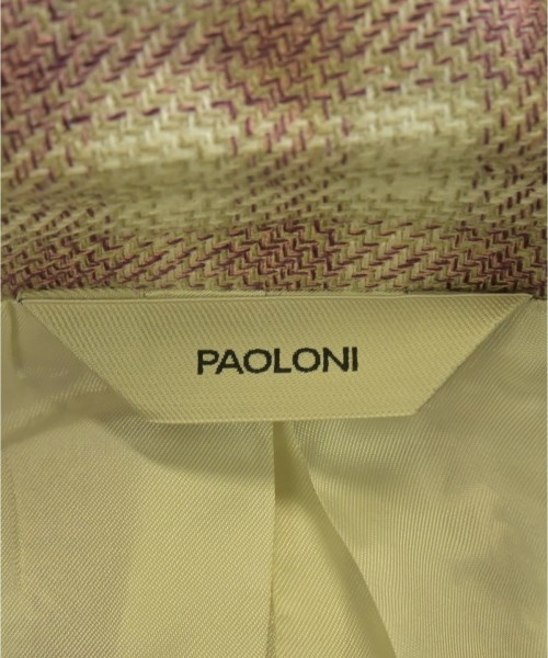 PAOLONI（パオローニ）テーラードジャケット 白 サイズ:52(XL位) メンズ/2200726569029