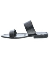 MAURO de BARI（マウロデバーリ）サンダル 黒 サイズ:EU37(23.5cm位) レディース/2200600157113