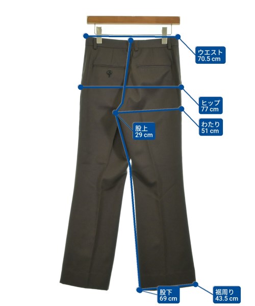 LITTLEBIG（リトルビッグ）スラックス 茶 サイズ:1(S位) メンズ/2200633445058