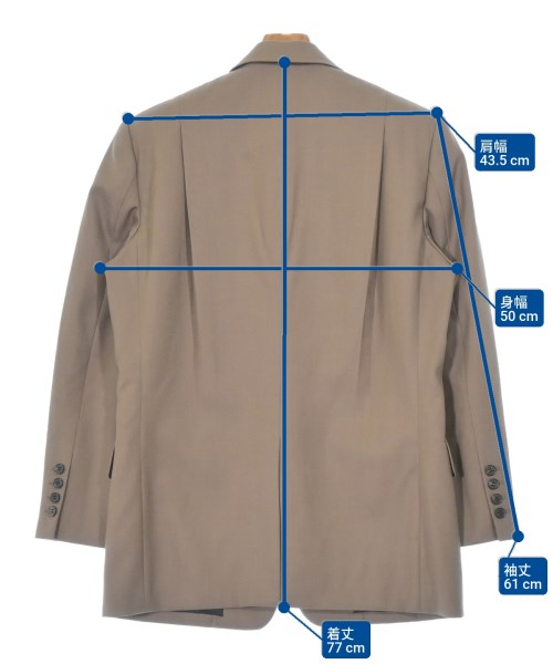 LITTLEBIG（リトルビッグ）テーラードジャケット 茶 サイズ:46(M位) メンズ/2200670041022