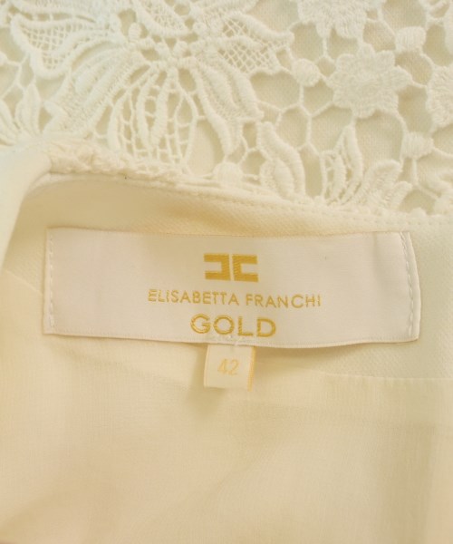 ELISABETTA FRANCHI（エリザベッタフランキ）ワンピース 白 サイズ:42(M位) レディース/2200633543051