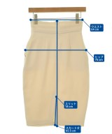 ELISABETTA FRANCHI（エリザベッタフランキ）ひざ丈スカート ベージュ サイズ:40(M位) レディース/2200626615017