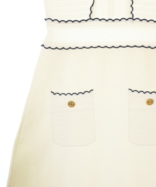 ELISABETTA FRANCHI（エリザベッタフランキ）ワンピース 白 サイズ:38(S位) レディース/2200680538062
