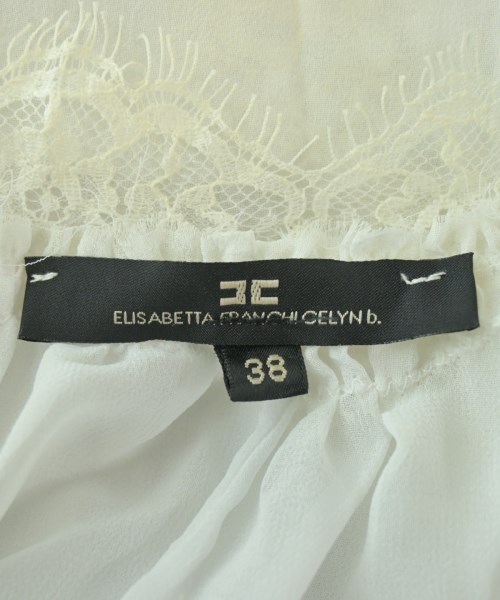 ELISABETTA FRANCHI（エリザベッタフランキ）ブラウス 白 サイズ:38(S位) レディース/2200694709083