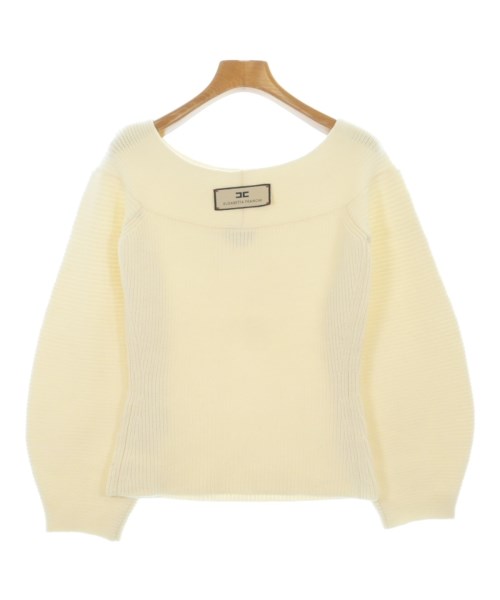 ELISABETTA FRANCHI（エリザベッタフランキ）ニット・セーター 白 サイズ:-(XS位) レディース/2200710381132