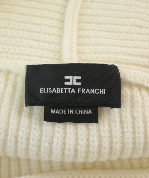 ELISABETTA FRANCHI（エリザベッタフランキ）ニット・セーター 白 サイズ:-(XS位) レディース/2200710381132