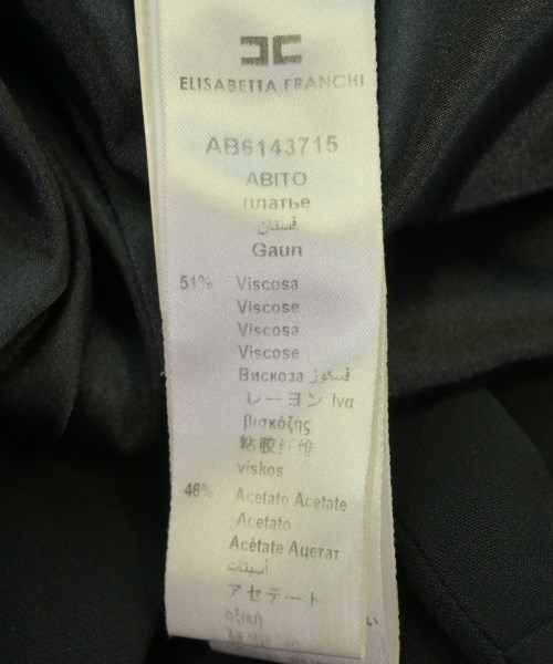 ELISABETTA FRANCHI（エリザベッタフランキ）ワンピース 黒 サイズ:40(M位) レディース/2200708944035