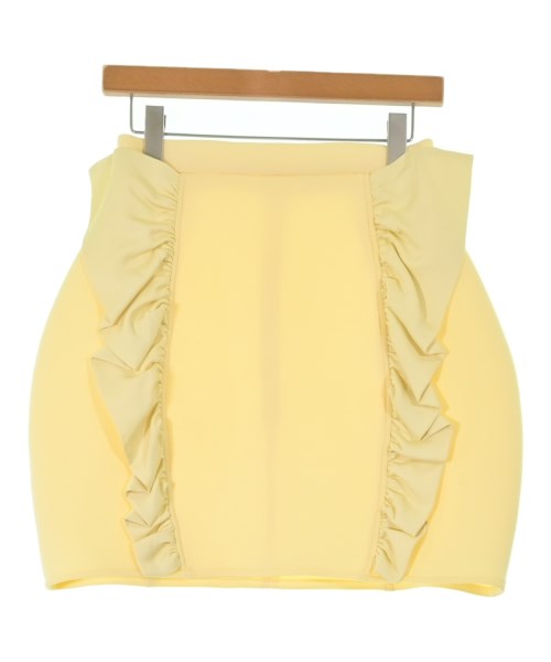 ELISABETTA FRANCHI(エリザベッタフランキ)ミニスカート 黄 サイズ:40(M位)/2200667137189