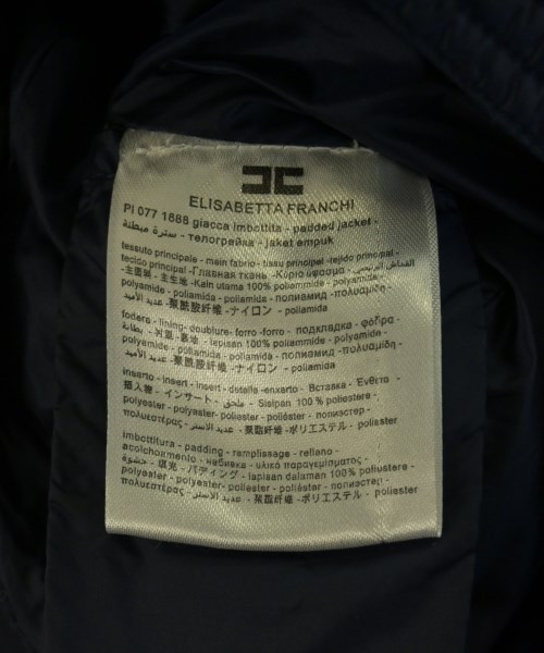 ELISABETTA FRANCHI（エリザベッタフランキ）ダウンコート 紺 サイズ:40(M位) レディース/2200722662113