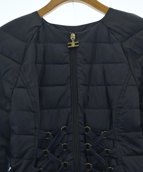 ELISABETTA FRANCHI（エリザベッタフランキ）ダウンコート 紺 サイズ:40(M位) レディース/2200722662113