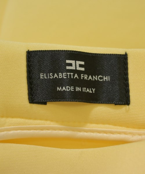 ELISABETTA FRANCHI（エリザベッタフランキ）ひざ丈スカート 黄 サイズ:40(M位) レディース/2200726009051