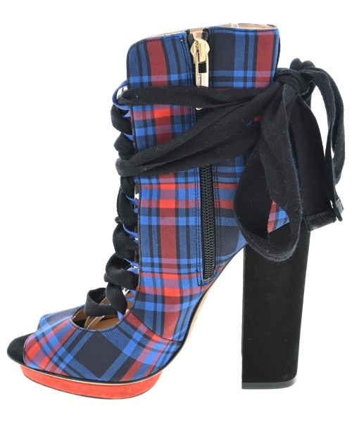 ELISABETTA FRANCHI（エリザベッタフランキ）ブーツ 青 サイズ:EU37(23.5cm位) レディース/2200725694234