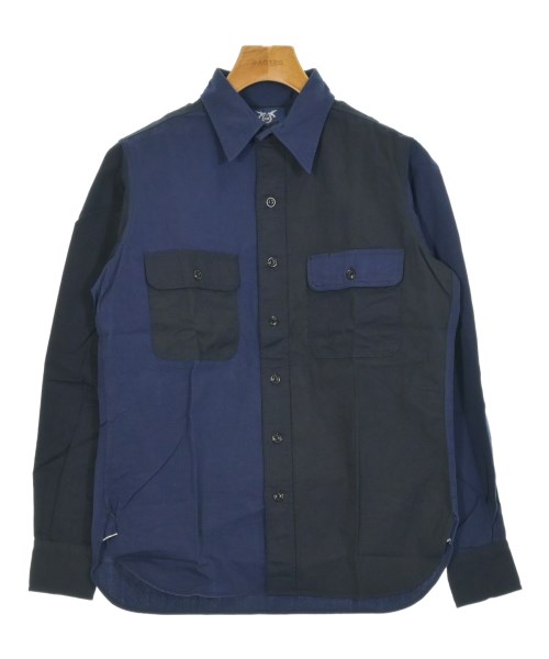 Hummingbirds'hill(ハミングバーズヒル)カジュアルシャツ 紺 サイズ:S/2200658755118
