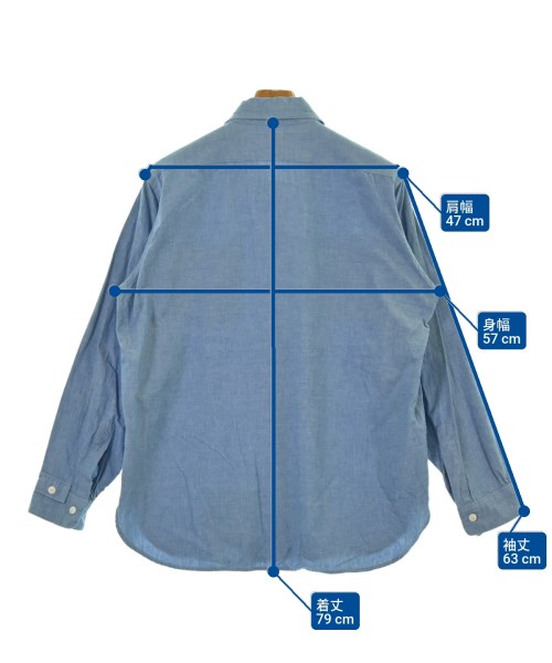 Hummingbirds'hill（ハミングバーズヒル）カジュアルシャツ 青 サイズ:M メンズ/2200653105055