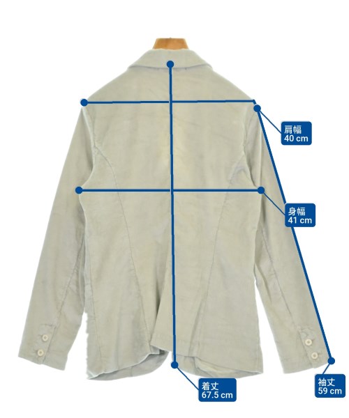 TANDEM（タンデム）テーラードジャケット グレー サイズ:2(M位) レディース/2200669717013