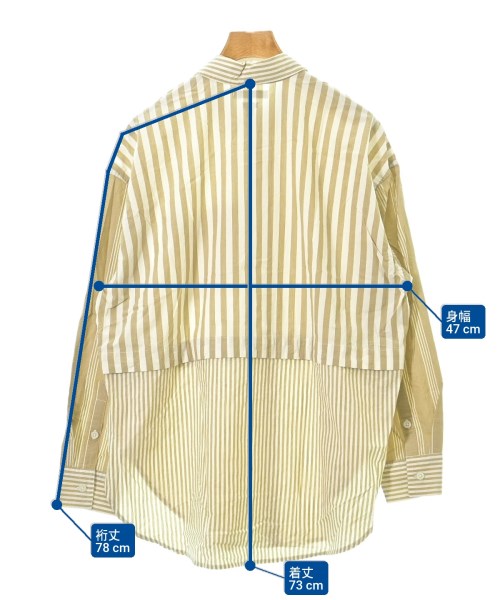 Madewell（メイドウェル）カジュアルシャツ ベージュ サイズ:S レディース/2200691179049