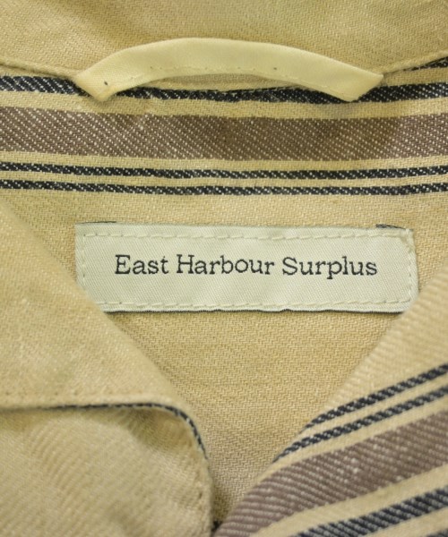 EAST HARBOUR SURPLUS（イーストハーバーサープラス）カジュアルシャツ ベージュ サイズ:44(S位) メンズ/2200729264136