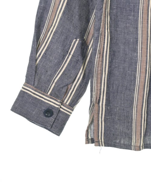 EAST HARBOUR SURPLUS（イーストハーバーサープラス）カジュアルシャツ 紺 サイズ:46(M位) メンズ/2200725822040