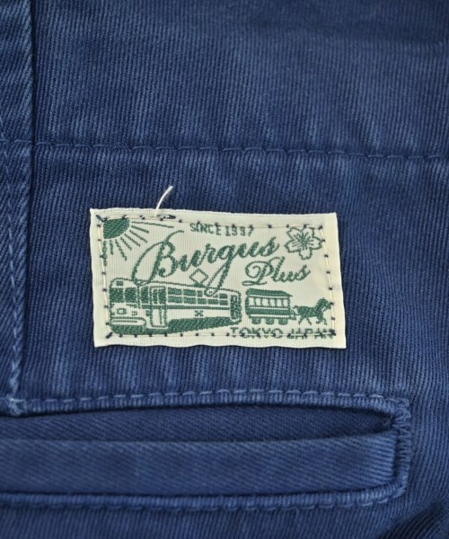 BURGUS PLUS（バーガスプラス）チノパン 青 サイズ:28(L位) レディース/2200545937023