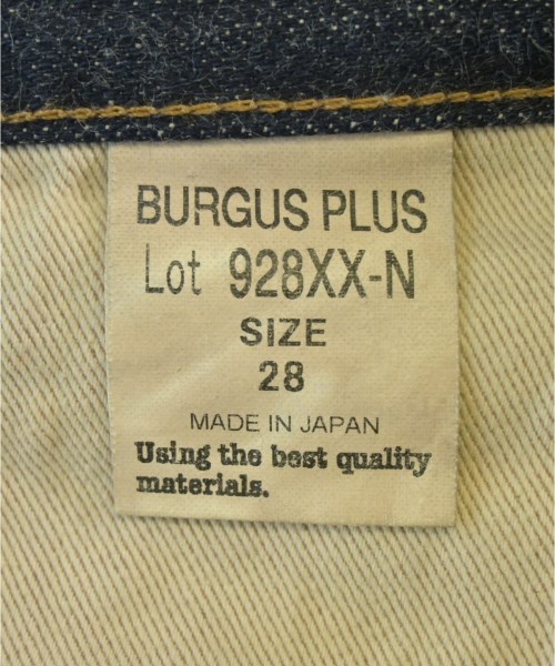 BURGUS PLUS（バーガスプラス）デニムパンツ 紺 サイズ:28(S位) メンズ/2200626753061