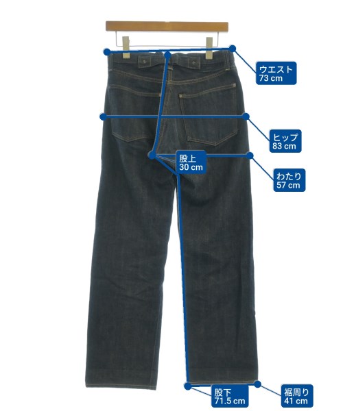 BURGUS PLUS（バーガスプラス）デニムパンツ 紺 サイズ:28(S位) メンズ/2200626753061