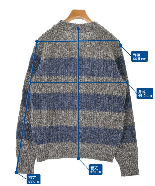 BURGUS PLUS（バーガスプラス）ニット・セーター 茶 サイズ:L メンズ/2200612128071