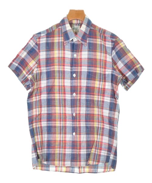 BURGUS PLUS(バーガスプラス)カジュアルシャツ 紺 サイズ:M/2200639198101