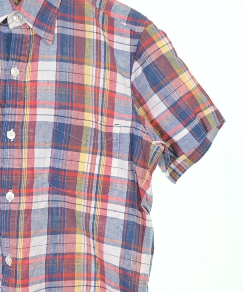 BURGUS PLUS（バーガスプラス）カジュアルシャツ 紺 サイズ:M メンズ/2200639198101