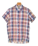 BURGUS PLUS（バーガスプラス）カジュアルシャツ 紺 サイズ:M メンズ/2200639198101