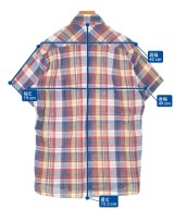 BURGUS PLUS（バーガスプラス）カジュアルシャツ 紺 サイズ:M メンズ/2200639198101