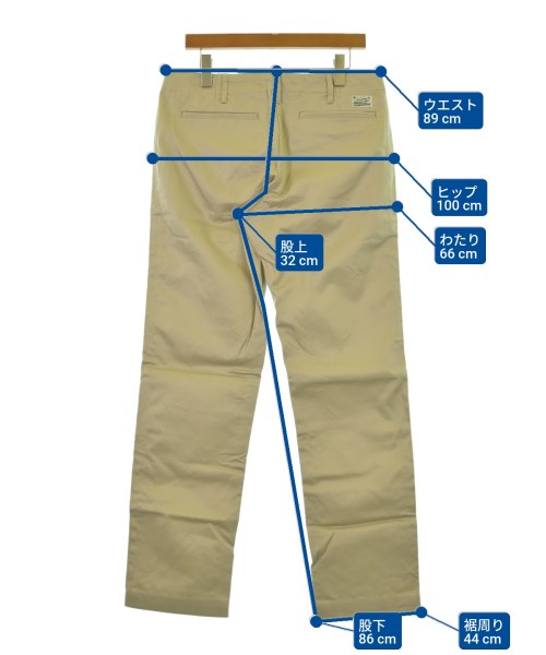 BURGUS PLUS（バーガスプラス）チノパン ベージュ サイズ:33(L位) メンズ/2200645535372