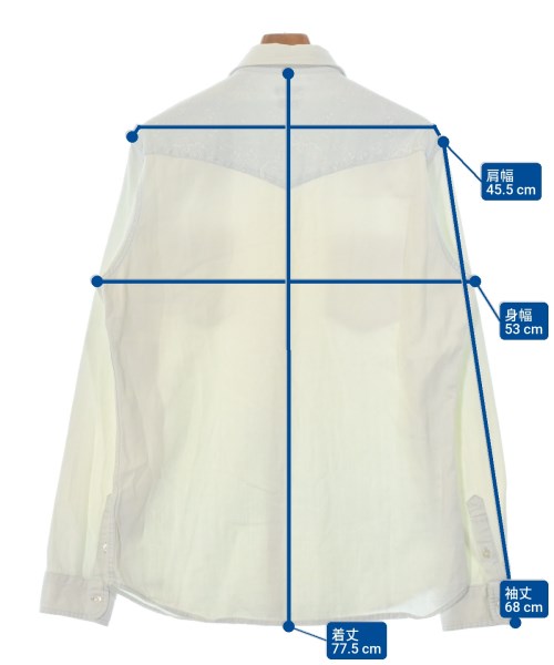 Vintage 55（ヴィンテージフィフティーファイブ）カジュアルシャツ 青 サイズ:XL メンズ/2200643982185