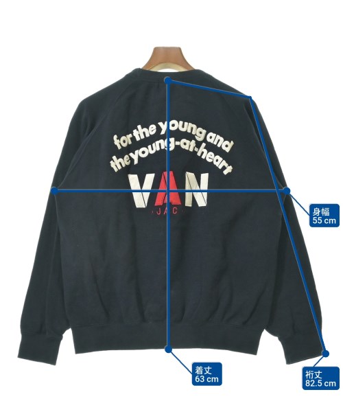 VAN Jacket（ヴァンヂャケット）スウェット 紺 サイズ:LL メンズ/2200641082030