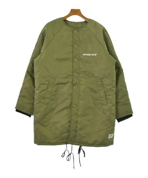 CAPTAINS HELM(キャプテンズヘルム)ダウンジャケット/ダウンベスト カーキ サイズ:M/2200657908126
