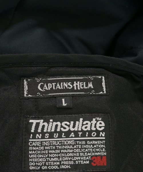 CAPTAINS HELM（キャプテンズヘルム）ダウンジャケット/ダウンベスト 黒 サイズ:L メンズ/2200729430050