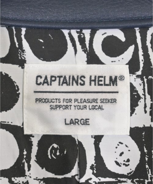 CAPTAINS HELM（キャプテンズヘルム）ライダース 紺 サイズ:L メンズ/2200729430166