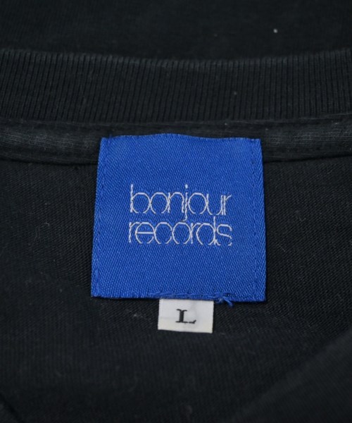 bonjour records（ボンジュールレコード）Tシャツ・カットソー 黒 サイズ:L メンズ/2200671423018