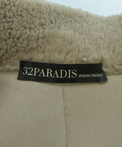 32 PARADIS（トラントドゥパラディ）ムートンコート ベージュ サイズ:S レディース/2200635427151