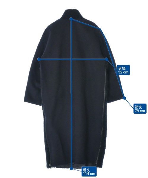 32 PARADIS（トラントドゥパラディ）コート 紺 サイズ:36(XS位) レディース/2200641117015