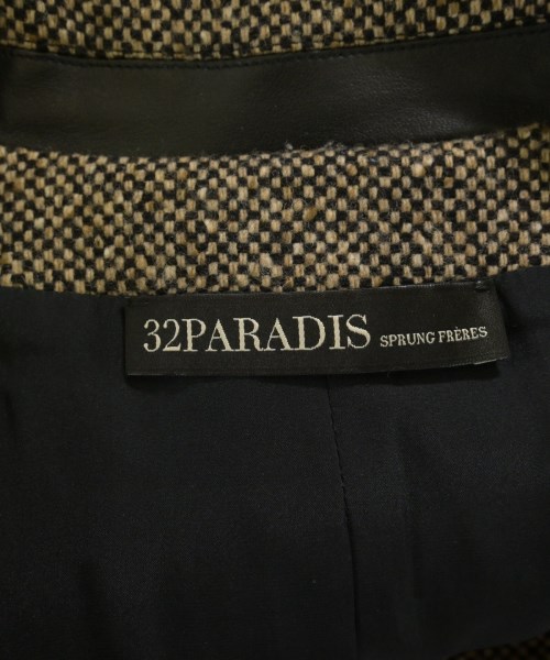 32 PARADIS（トラントドゥパラディ）チェスターコート 茶 サイズ:M レディース/2200724088010
