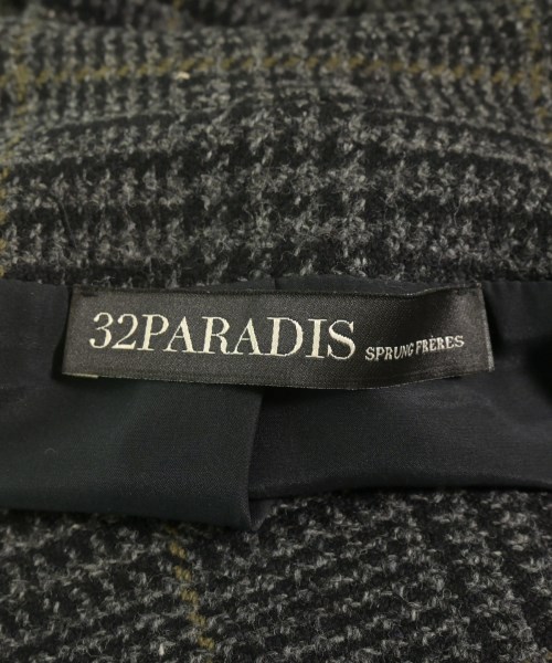 32 PARADIS（トラントドゥパラディ）チェスターコート 黒 サイズ:S レディース/2200726692017