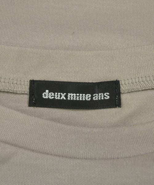 deux mille ans（ドゥミルアンズ）Tシャツ・カットソー グレー サイズ:F レディース/2200626221102
